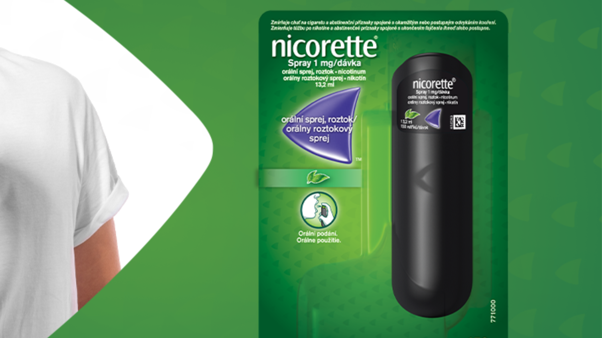 Nicorette - Reklama na nikotinové náplasti a sprej